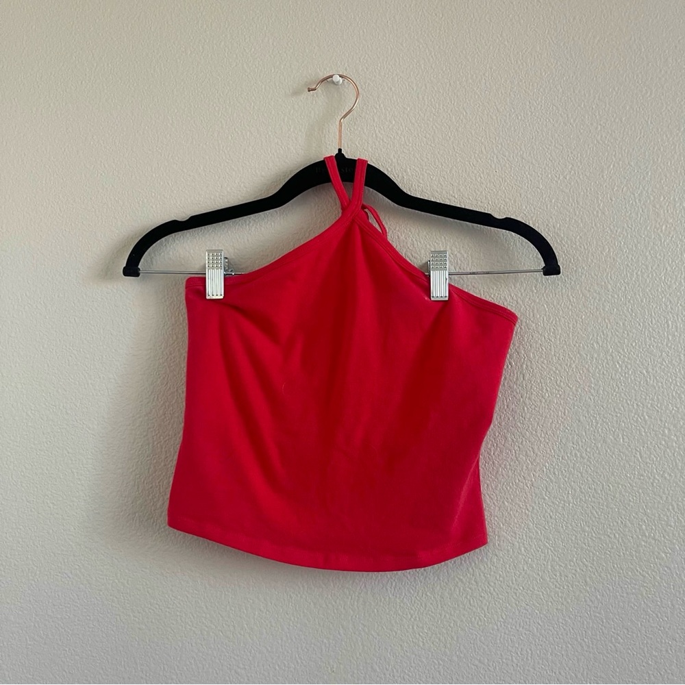 Hollister Red Halter Tank Top